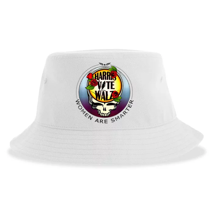 Harris Walz Vote Women Are Smarter Sustainable Bucket Hat