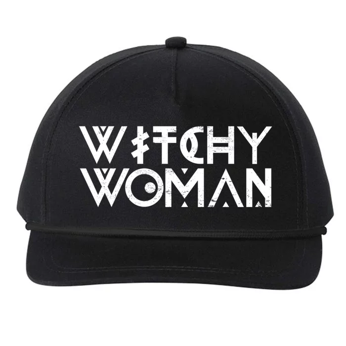 Halloween Witch Wiccan Pagan Witchy Funny Gift Snapback Five-Panel Rope Hat