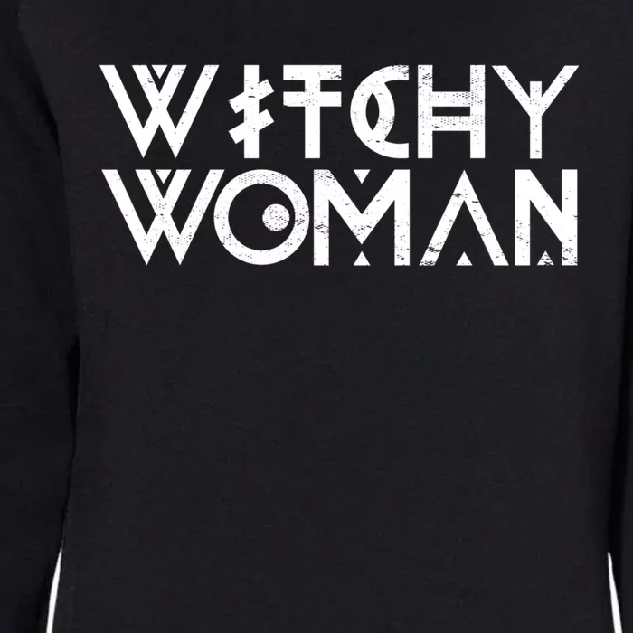 Halloween Witch Wiccan Pagan Witchy Funny Gift Womens California Wash Sweatshirt