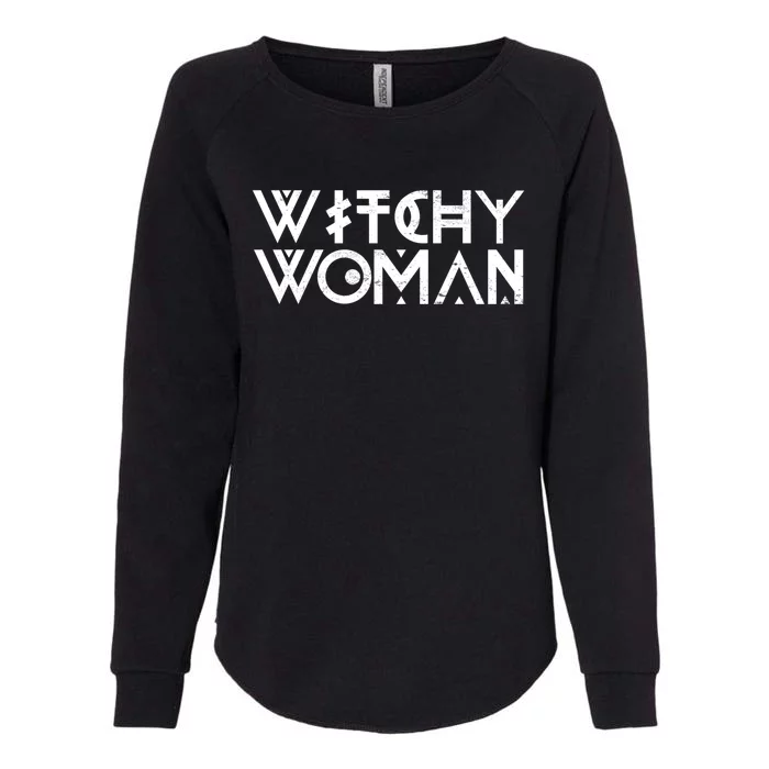 Halloween Witch Wiccan Pagan Witchy Funny Gift Womens California Wash Sweatshirt