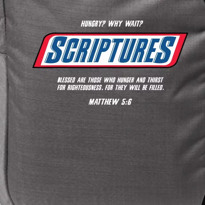 Hungry Why Wait Scriptures Blessed Are Those Who Hunger Impact Tech Backpack