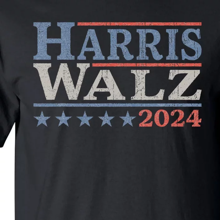 Harris Walz Waltz 2024 Election Kamala Harris Tim Waltz 2024 Tall T-Shirt