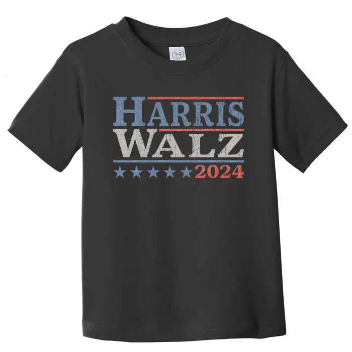 Harris Walz Waltz 2024 Election Kamala Harris Tim Waltz 2024 Toddler T-Shirt