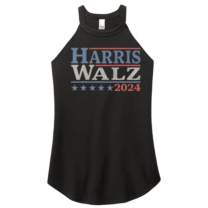 Harris Walz Waltz 2024 Election Kamala Harris Tim Waltz 2024 Women’s Perfect Tri Rocker Tank