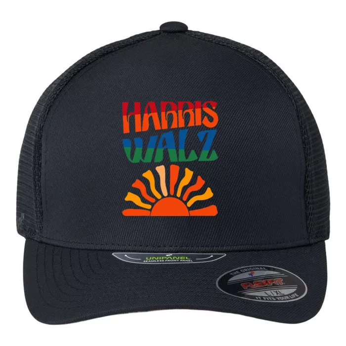 Harris Walz Willie 2024 Flexfit Unipanel Trucker Cap