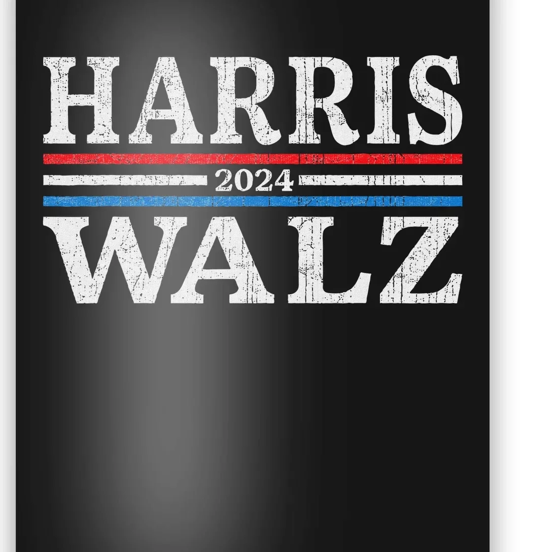 Harris Walz Waltz 2024 Election Kamala Harris Tim Waltz 2024 Poster