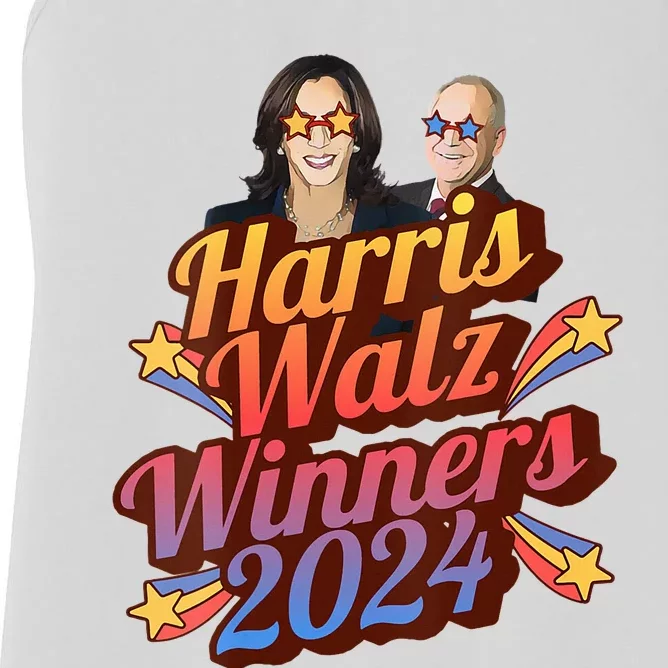 Harris Walz Winners 2024 Women's Racerback Tank