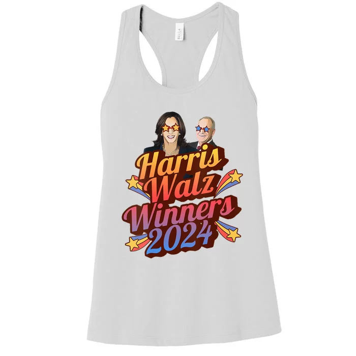 Harris Walz Winners 2024 Women's Racerback Tank