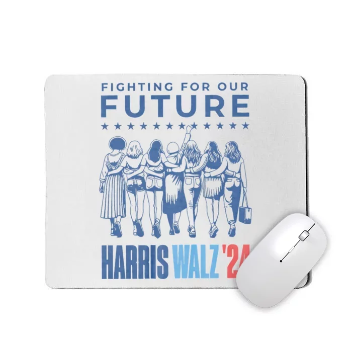 Harris Walz Waltz 2024 Harris Walz Future Button Election Mousepad