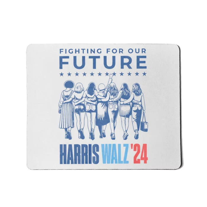 Harris Walz Waltz 2024 Harris Walz Future Button Election Mousepad