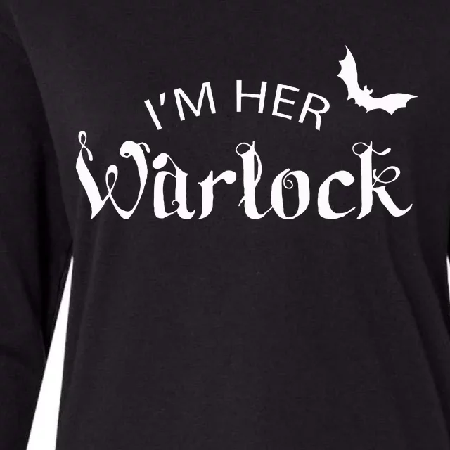 Her Warlock Witch Halloween Matching Couples Costumes Womens Cotton Relaxed Long Sleeve T-Shirt