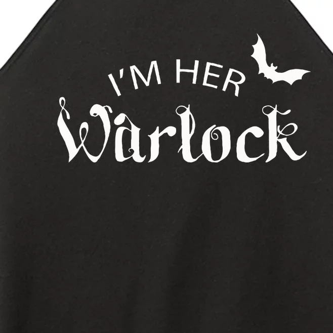 Her Warlock Witch Halloween Matching Couples Costumes Women’s Perfect Tri Rocker Tank