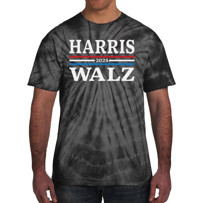 Harris Walz Waltz 2024 Election Kamala Harris Tim Waltz 2024 Tie-Dye T-Shirt