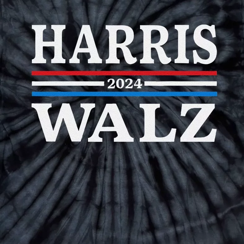 Harris Walz Waltz 2024 Election Kamala Harris Tim Waltz 2024 Tie-Dye T-Shirt