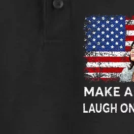 Harris Waltz Walz 2024 Make America Laugh Once Again Dry Zone Grid Performance Polo