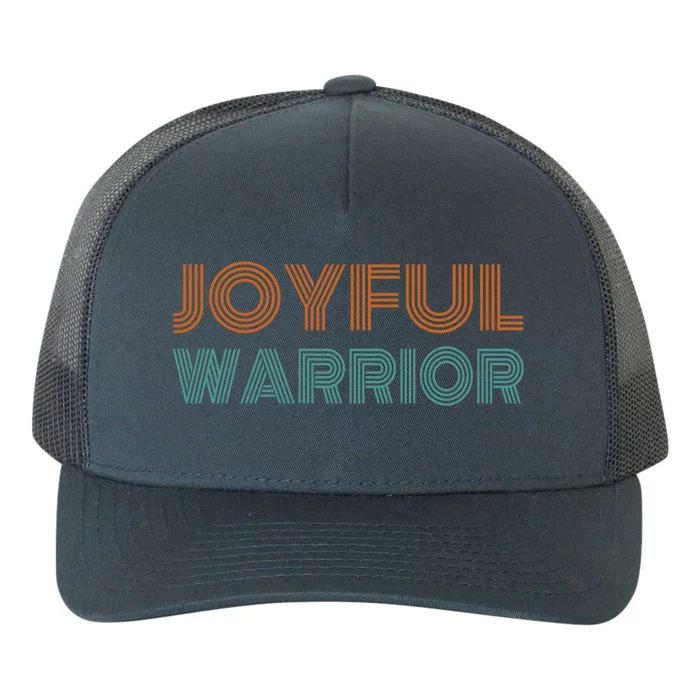 Harris Walz Waltz 2024 Kamala Harris Tim Walz Joyful Warrior Gift Yupoong Adult 5-Panel Trucker Hat