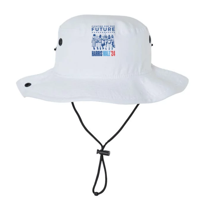 Harris Walz Waltz 2024 Harris Walz Future Button Election Legacy Cool Fit Booney Bucket Hat