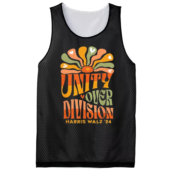 Harris Walz Waltz 2024 Unity Over Division Mesh Reversible Basketball Jersey Tank