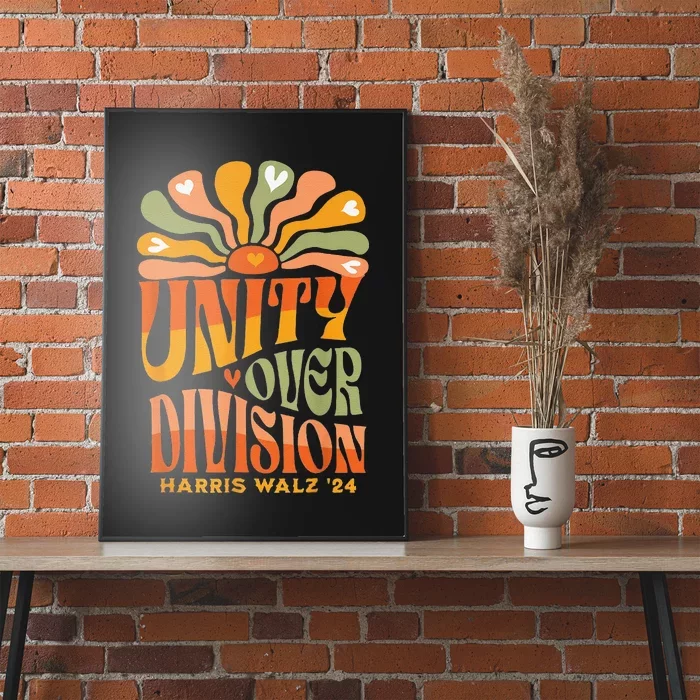 Harris Walz Waltz 2024 Unity Over Division Poster