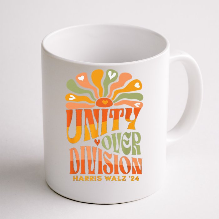 Harris Walz Waltz 2024 Unity Over Division Front & Back Coffee Mug