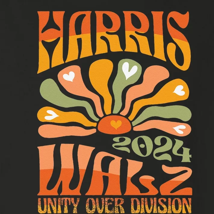 Harris Walz Waltz 2024 Unity Over Division Toddler Long Sleeve Shirt