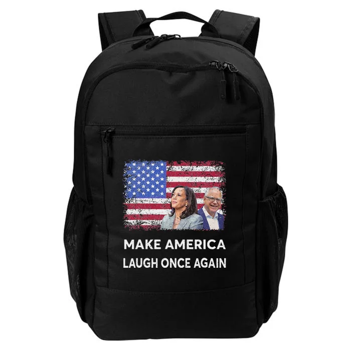 Harris Waltz Walz 2024 Make America Laugh Once Again Daily Commute Backpack