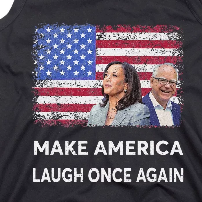 Harris Waltz Walz 2024 Make America Laugh Once Again Tank Top