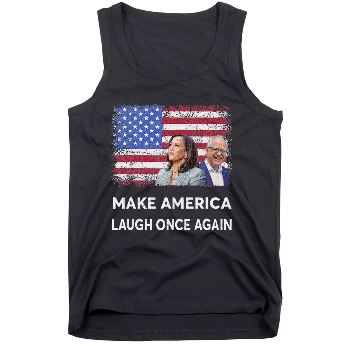 Harris Waltz Walz 2024 Make America Laugh Once Again Tank Top