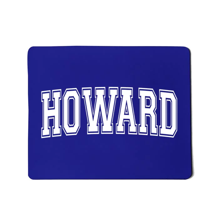 Howard Wi Wisconsin Usa Vintage Sports Varsity Style Gift Mousepad