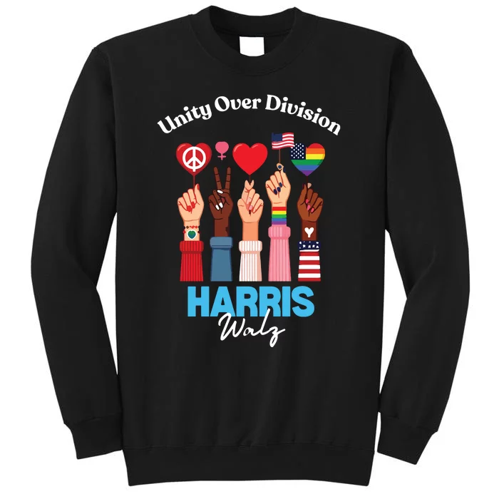 Harris Walz Waltz 2024 Unity Over Division Sweatshirt