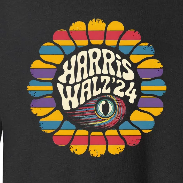 Harris Walz Willie Toddler Sweatshirt