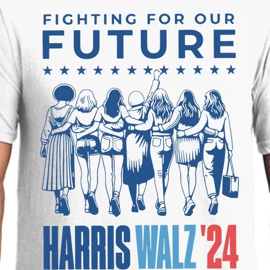 Harris Walz Waltz 2024 Harris Walz Future Button Election Pajama Set