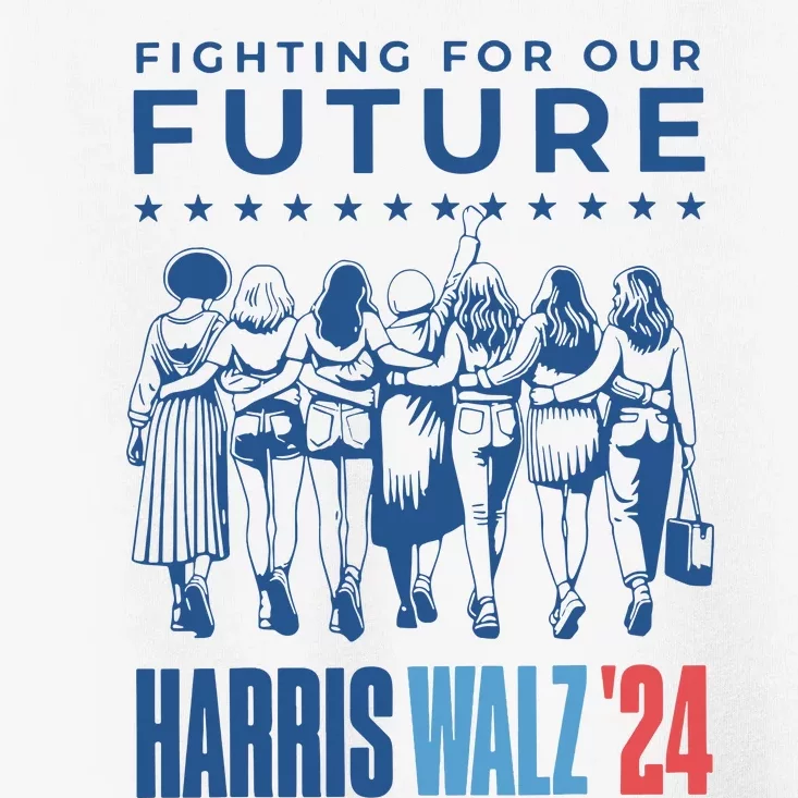 Harris Walz Waltz 2024 Harris Walz Future Button Election Toddler T-Shirt