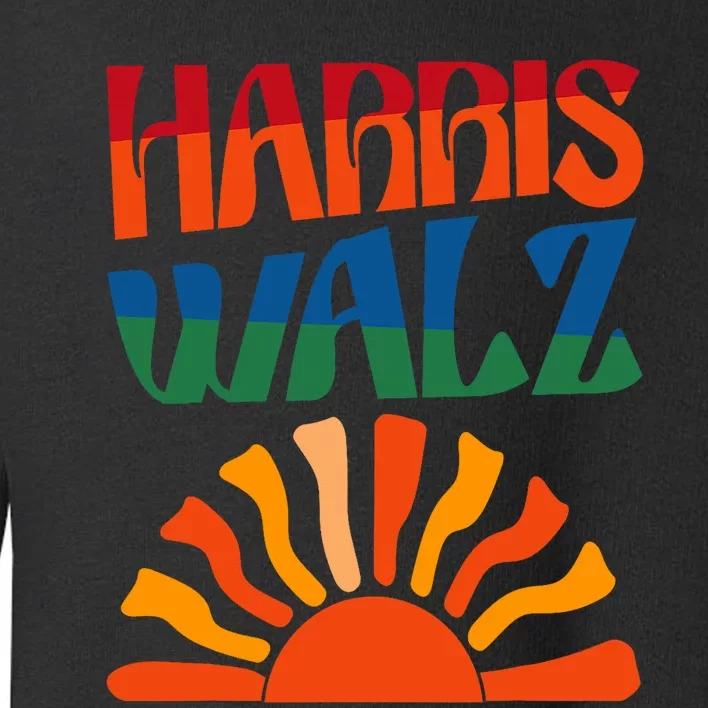 Harris Walz Willie 2024 Toddler Sweatshirt