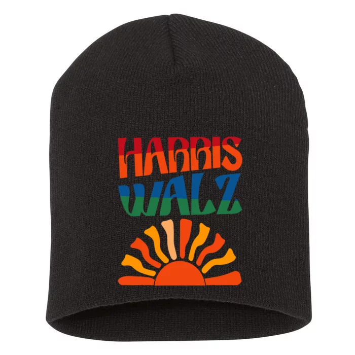 Harris Walz Willie 2024 Short Acrylic Beanie