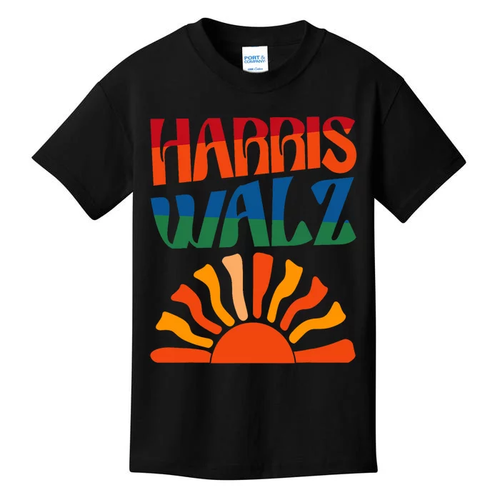 Harris Walz Willie 2024 Kids T-Shirt