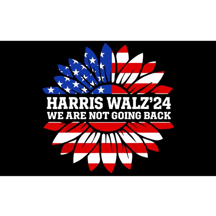 Harris Waltz We Are Not Going Back Kamala Harris 2024 Bumper Sticker