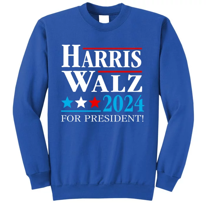 Harris Walz Waltz 2024 Vice President Vp Harris Tim Waltz Gift Tall Sweatshirt