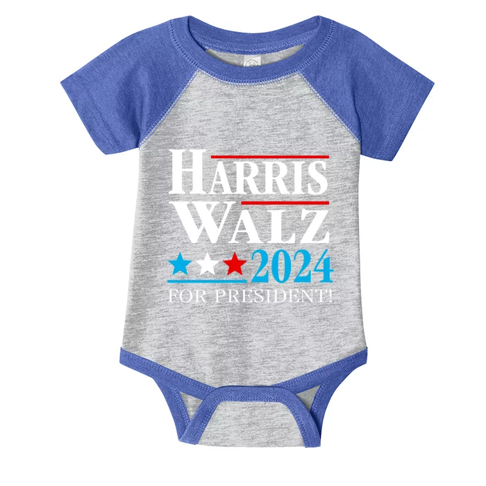 Harris Walz Waltz 2024 Vice President Vp Harris Tim Waltz Gift Infant Baby Jersey Bodysuit