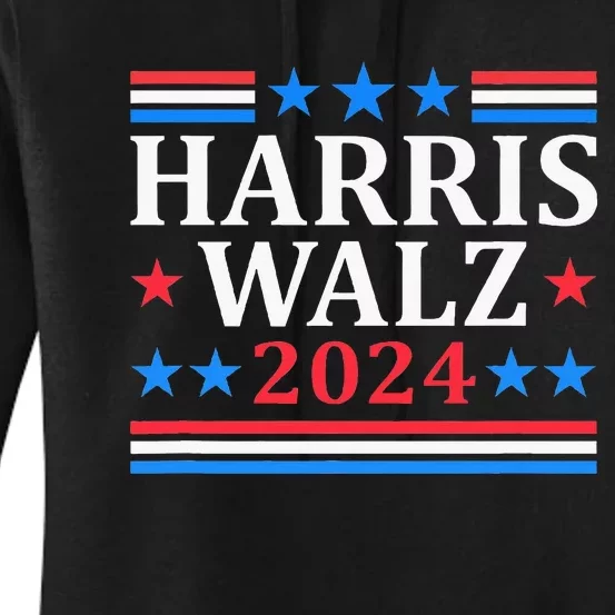 Harris Walz Waltz 2024 Women's Pullover Hoodie