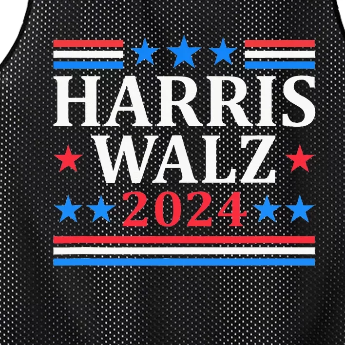 Harris Walz Waltz 2024 Mesh Reversible Basketball Jersey Tank