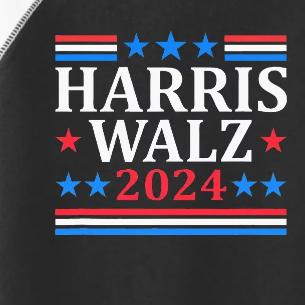 Harris Walz Waltz 2024 Toddler Fine Jersey T-Shirt