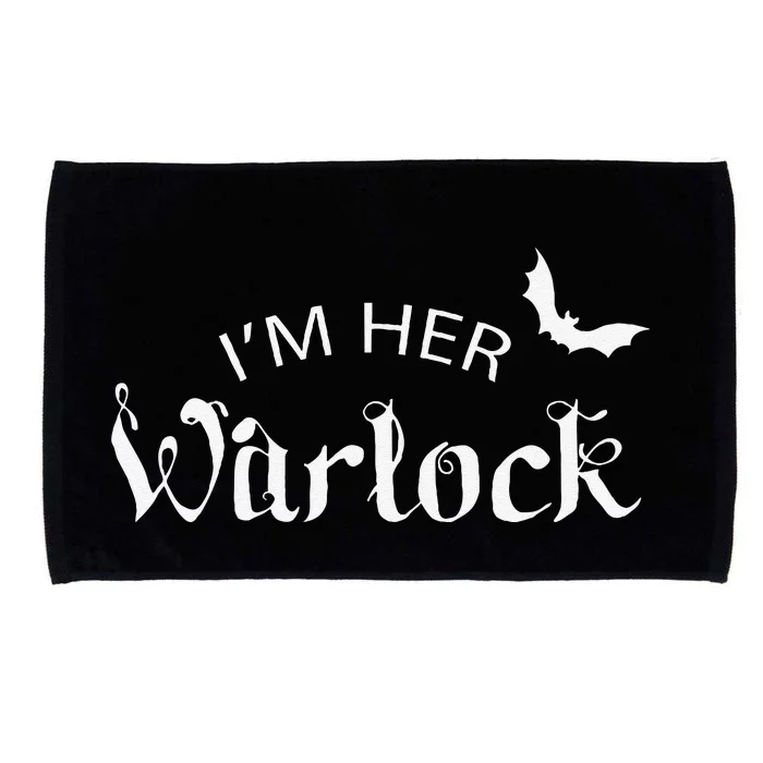 Her Warlock Witch Halloween Matching Couples Costumes Microfiber Hand Towel