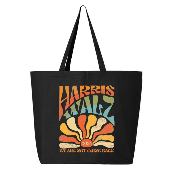 Harris Waltz We Are Not Going Back 2024 25L Jumbo Tote