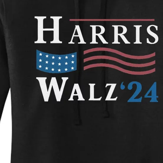 Harris Walz Waltz 2024 Vice President Vp Harris Tim Waltz Women's Pullover Hoodie