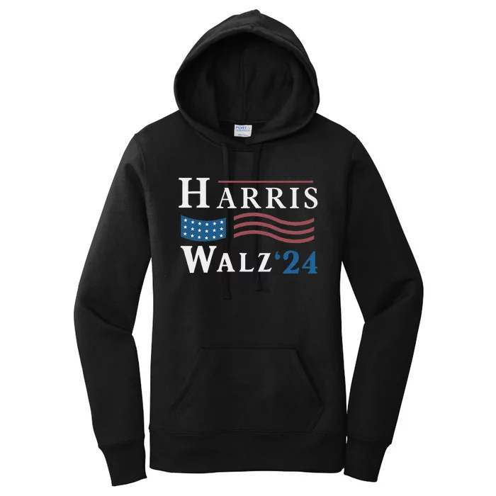 Harris Walz Waltz 2024 Vice President Vp Harris Tim Waltz Women's Pullover Hoodie