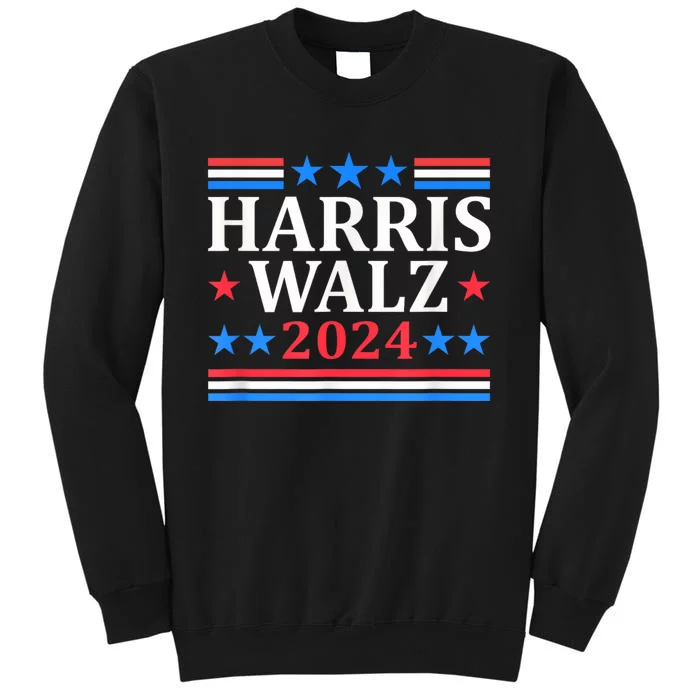 Harris Walz Waltz 2024 Vintage Style Kamala Harris Tim Walz Tall Sweatshirt