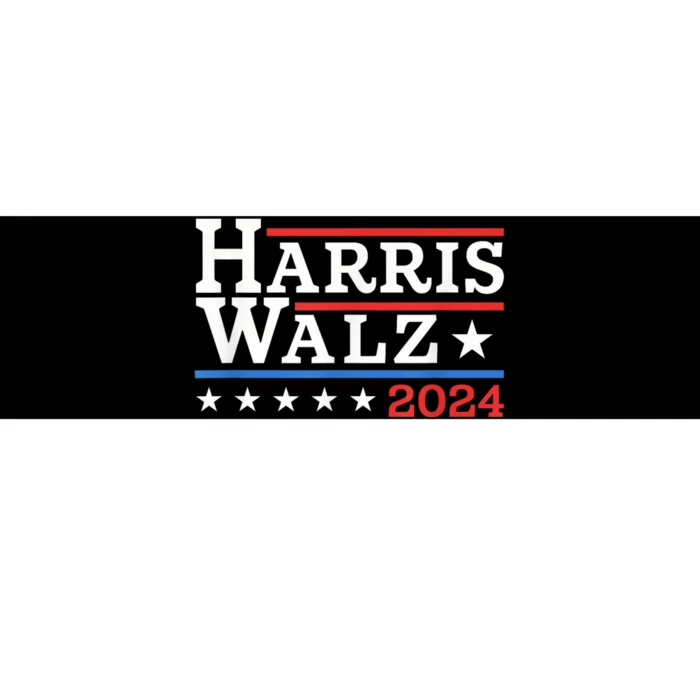 Harris Walz Waltz 2024 Vintage Style Kamala Harris Tim Walz Bumper Sticker