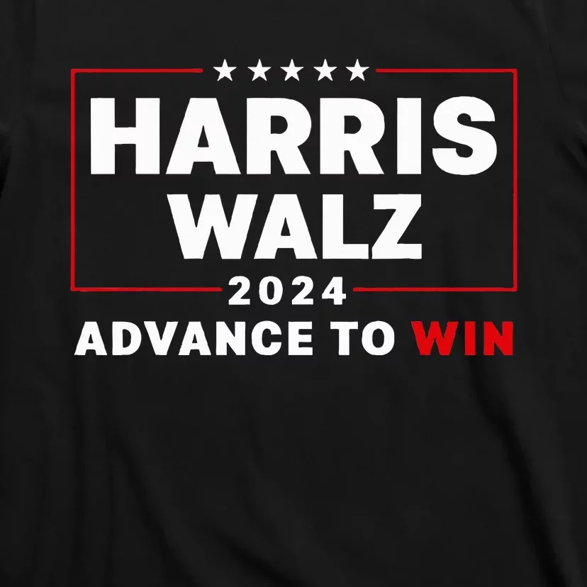 Harris Walz Waltz 2024 Advance To Win For 47th President T-Shirt