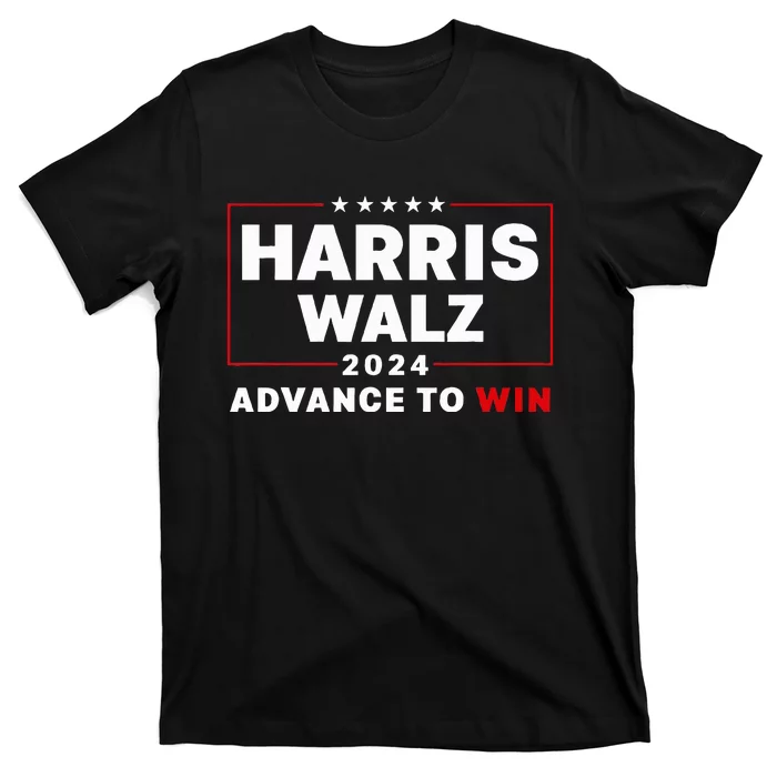 Harris Walz Waltz 2024 Advance To Win For 47th President T-Shirt